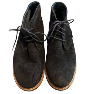 Frank Wright Mens Baxter Chukka Boots 9 Suede Leather Brown Ankle Boots Lace Up